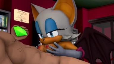 Rouge - Titjob and blowjob